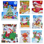 8pcs/Set-Christmas-Diamond Greeting Cards