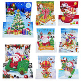 8pcs/Set-Christmas-Diamond Greeting Cards