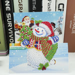 8pcs/Set-Christmas-Diamond Greeting Cards