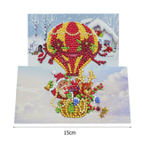 8pcs/Set-Christmas-Diamond Greeting Cards