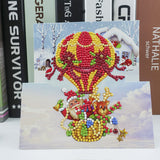 8pcs/Set-Christmas-Diamond Greeting Cards