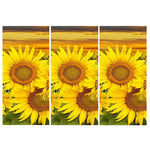 Sunflower 3 Panel - Full Drill Round Drill - 45x70cm