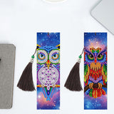 2pcs Owl-DIY Diamond Painting Bookmark