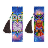 2pcs Owl-DIY Diamond Painting Bookmark