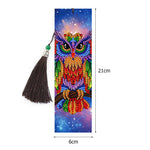 2pcs Owl-DIY Diamond Painting Bookmark