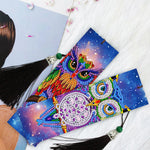 2pcs Owl-DIY Diamond Painting Bookmark