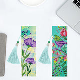 2pcs Flower-DIY Diamond Painting Bookmark