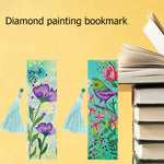 2pcs Flower-DIY Diamond Painting Bookmark