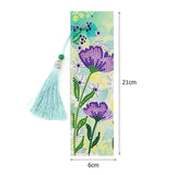 2pcs Flower-DIY Diamond Painting Bookmark