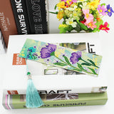 2pcs Flower-DIY Diamond Painting Bookmark