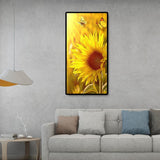 Sunflower - Full Drill Round Drill - 45x85cm