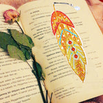 DIY Diamond Painting-Feather Bookmark