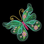 Butterfly-Crystal Rhinestone Diamond Painting(30*30CM)