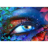 rainbow  diamond painting - eyes