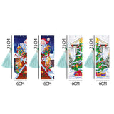 4pcs Christmas-DIY Diamond Painting Bookmark