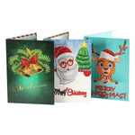 8pcs/set Christmas Greeting Cards Diamond Painting