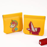 DIY Diamond painting-lipstick bag airpods protective case cosmetic bag