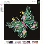 Butterfly-Crystal Rhinestone Diamond Painting(30*30CM)