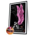 Fallen Angel 5D Diamond Painting Full Round Drill (40*80)