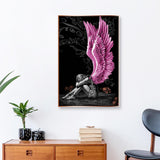 Fallen Angel 5D Diamond Painting Full Round Drill (40*80)