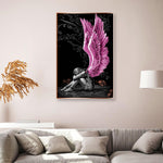 Fallen Angel 5D Diamond Painting Full Round Drill (40*80)