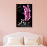 Fallen Angel 5D Diamond Painting Full Round Drill (40*80)