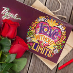 4pcs/Set-Holiday-Diamond Greeting Cards