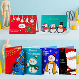 6pcs/Set-Christmas-Diamond Greeting Cards