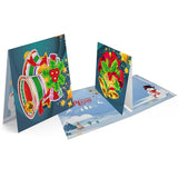 8pcs/set 3D Christmas Greeting Cards Diamond Painting