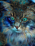 Cat-Full Round Diamond Painting 30*40cm