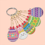 5pcs Easter Single Sided Keychain