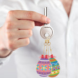 5pcs Easter Single Sided Keychain