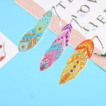 DIY Diamond Painting-Feather Bookmark