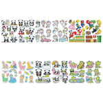 2pcs/set-Cartoon Animal-Diamond Sticker