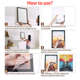 3 Colors Self-Adhesive Magnetic Frame DIY Diamond Painting Frame