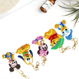 5pcs/set Diamond painting Keychain