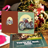 8pcs/Set-Car-Diamond Greeting Cards