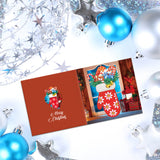 12pcs/Set-Christmas-Diamond Greeting Cards