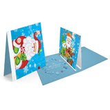 8pcs/set 3D Christmas Greeting Cards Diamond Painting