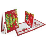 8pcs/set 3D Christmas Greeting Cards Diamond Painting