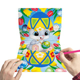 8pcs/Set-Easter-Diamond Greeting Cards