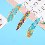 DIY Diamond Painting-Feather Bookmark