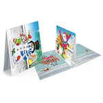 8pcs/set 3D Christmas Greeting Cards Diamond Painting