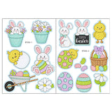 2pcs/set-Easter-Diamond Sticker