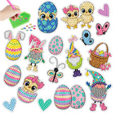 2pcs/set-Easter-Diamond Sticker