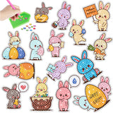 2pcs/set-Easter-Diamond Sticker