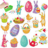 2pcs/set-Easter-Diamond Sticker