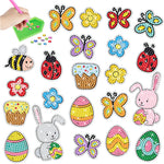 2pcs/set-Easter-Diamond Sticker