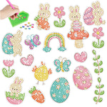 2pcs/set-Easter-Diamond Sticker