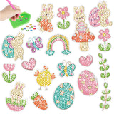 2pcs/set-Easter-Diamond Sticker